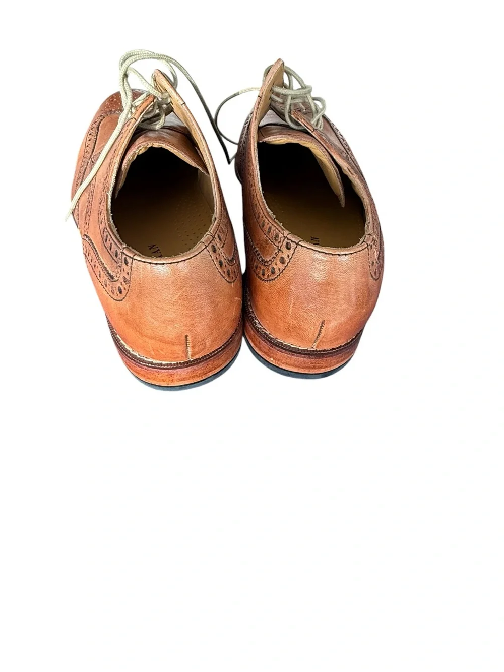 Cole Haan Air Madison Wingtip Oxford Brown Leather Shoes 11M